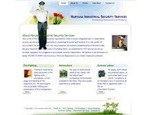 Tablet Screenshot of haryanasecurity.net